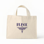 Blue Tattoo Peace Art Bag