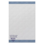 Blue Tattoo Peace Art Custom Stationery