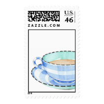 Blue Teacup Stamp