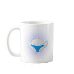 Blue teapot and lingerie mug
