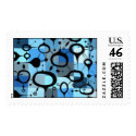 Blue Teardrops postage by jenivirgo Blue Teardrops postage