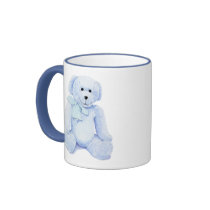 Blue Teddy Bear Mug