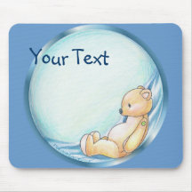 Blue Teddybear Mousepad