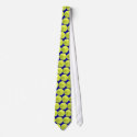 Blue Tennis Ball Tie tie