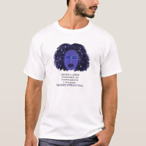 Blue Text t-shirts by AnaisKarim Blue Text t-shirts