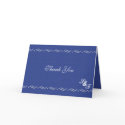 Blue Thank You Card