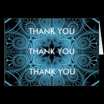 Blue - THANK YOU cards