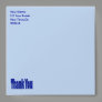 blue thank you