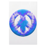 Blue Tie Dye Stationery Design