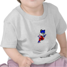 Blue tiger cub t shirts