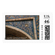 Blue Tile Arch postage by wendyqzx Blue Tile Arch postage