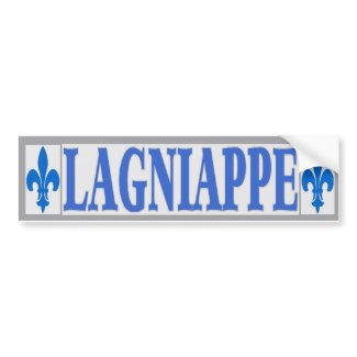 Blue Tiles Lagniappe bumpersticker