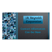 Blue Tiles Professional Business Cards business cards