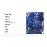 Blue Tinsel with Scratch Overlay Business Card Template