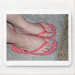 BLUE TOENAILS mousepads