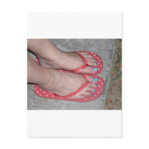 BLUE TOENAILS POSTCARDS