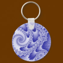 Blue Tongues Keychain