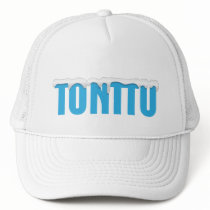 Blue Tonttu White Trucker Hat