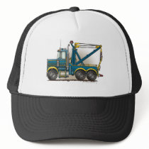 Blue Tow Truck Wrecker Hats