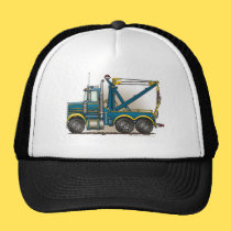 Blue Tow Truck Wrecker Hats hats