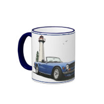 Blue TR6 mugs