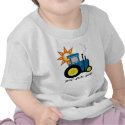 Blue Tractor t-shirts