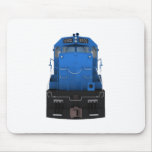 Blue Train Engine: Mouse Pad