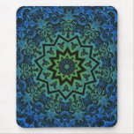 Blue Tranquility Mandala mousepads