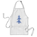 blue tree aprons by VioDeSign blue tree aprons