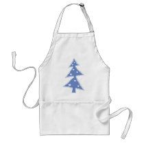 blue tree aprons by VioDeSign blue tree aprons