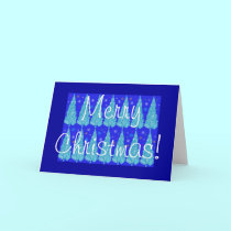 Blue Tree Christmas cards
