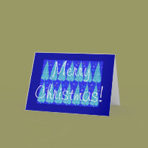 Blue Tree Christmas cards