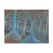 'Blue Tree Forest' postcard
