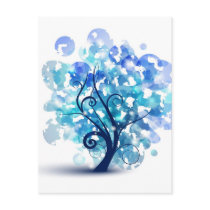 Blue Tree Postcards