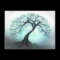 Blue Tree Postcard