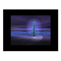 Blue Tree Postcard