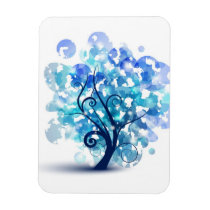 Blue Tree Magnet