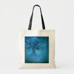 blue tree tote canvas bags