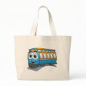 Blue Trolley Cartoon bags