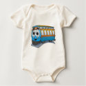 Blue Trolley Cartoon shirt