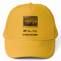 blue troops, B-L-U TROOPS hats by Premier2t blue troops, B-L-U TROOPS hats