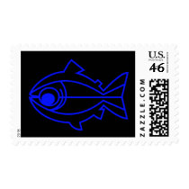 Blue Trout Postage Stamps
