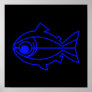 Blue Trout Poster
