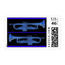 Blue Trumpet postage