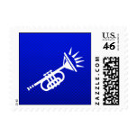 Blue Trumpet Postage Stamps