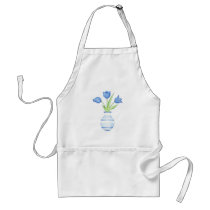 Blue Tulips Apron