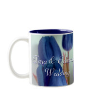Blue Tulips mugs by WeddingsBest Blue Tulips mugs