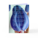 Blue Tulips Will You Be My Bridesmaid cards