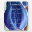 Blue Tulips Will You Be My Bridesmaid mousepads
