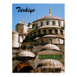 blue türkiye post card